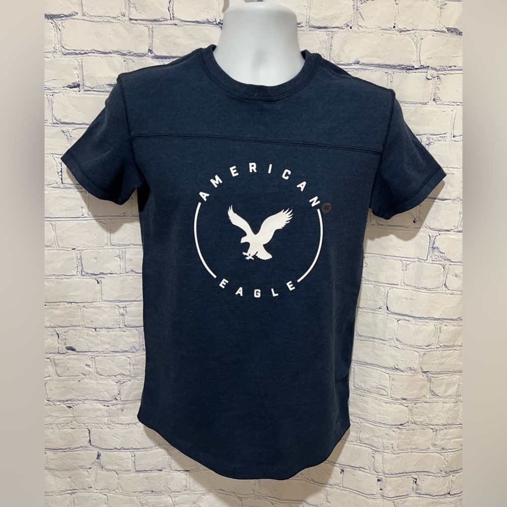 American Eagle T-Shirt Graphic Print Crew Neck Short Sleeve XS